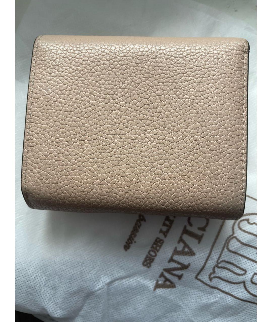 MULBERRY Бежевый кожаный кошелек, фото 3