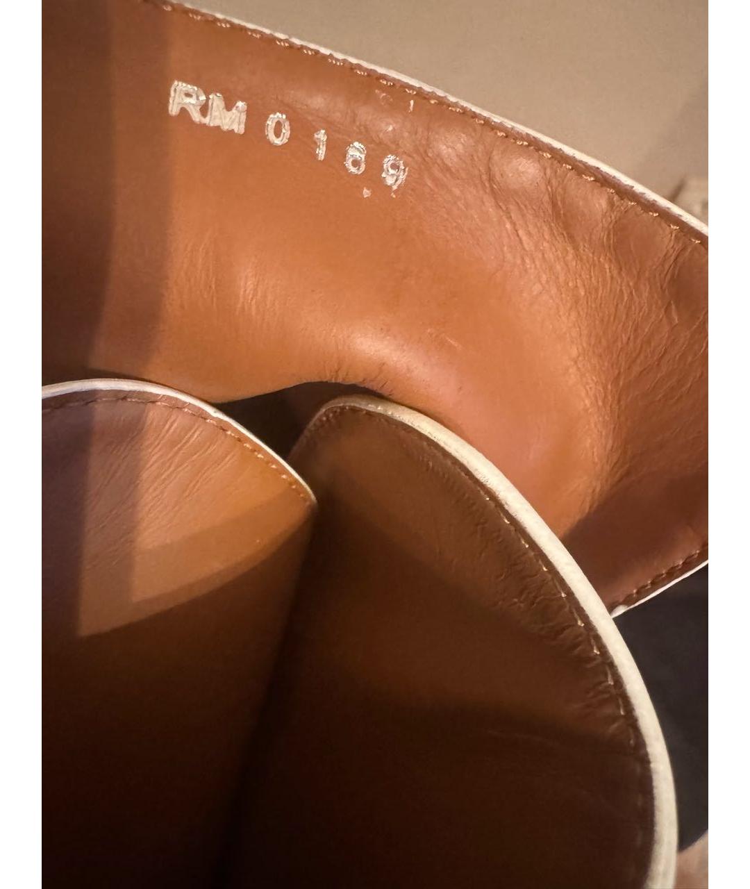 GIVENCHY Белые кожаные ботинки, фото 6