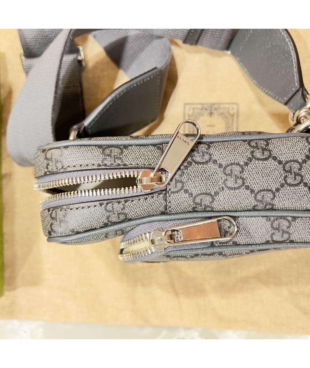 GUCCI Антрацитовая сумка на плечо, фото 4