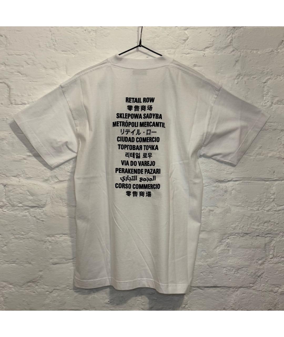 BALENCIAGA Белая хлопковая футболка, фото 2