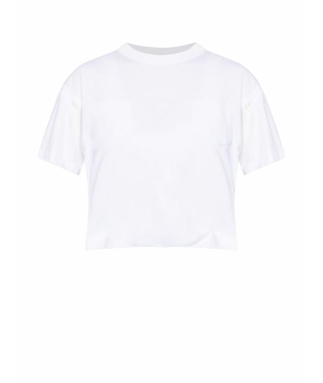 SACAI Белая хлопковая футболка, фото 1