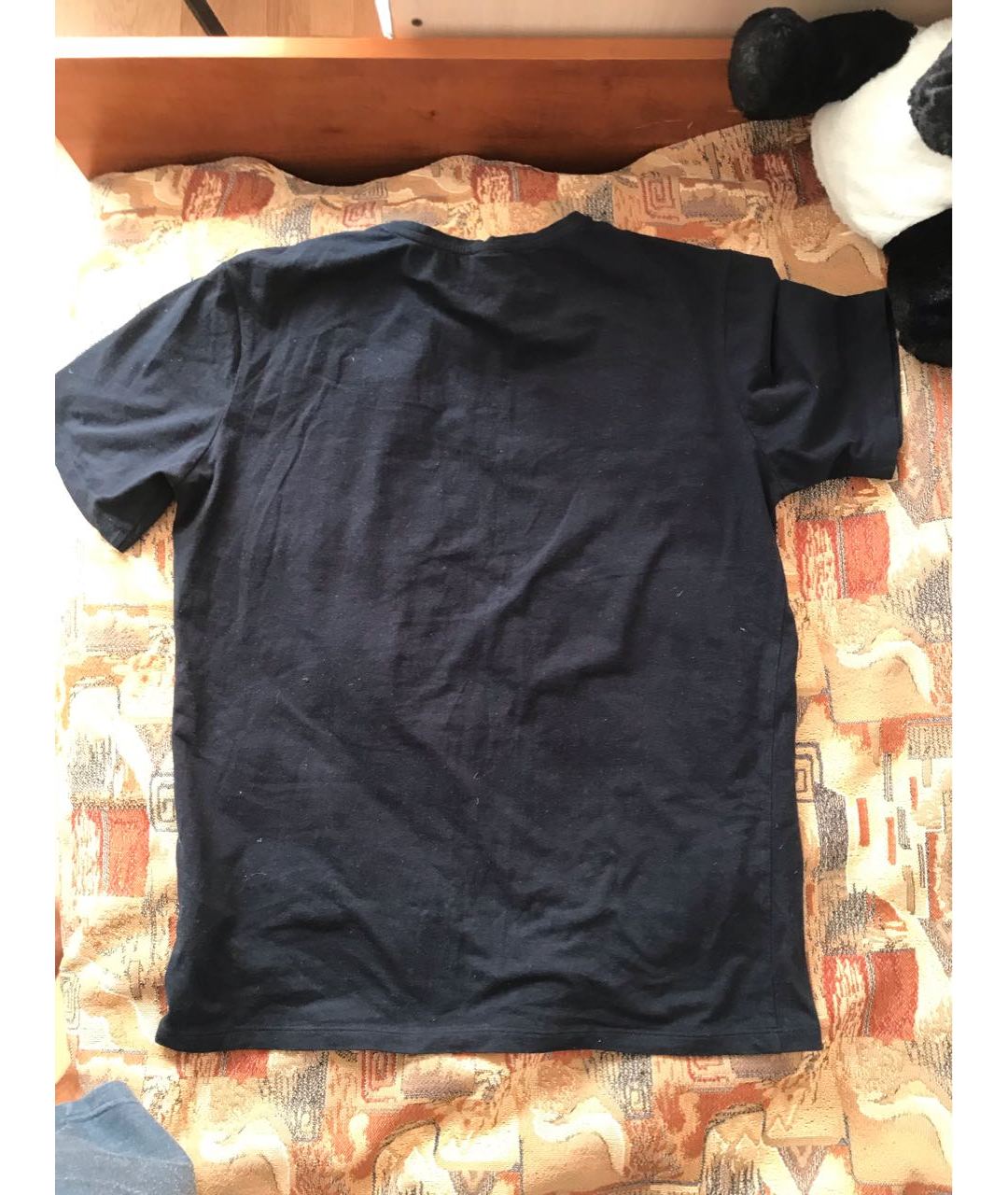 HUGO BOSS Темно-синяя хлопковая футболка, фото 2