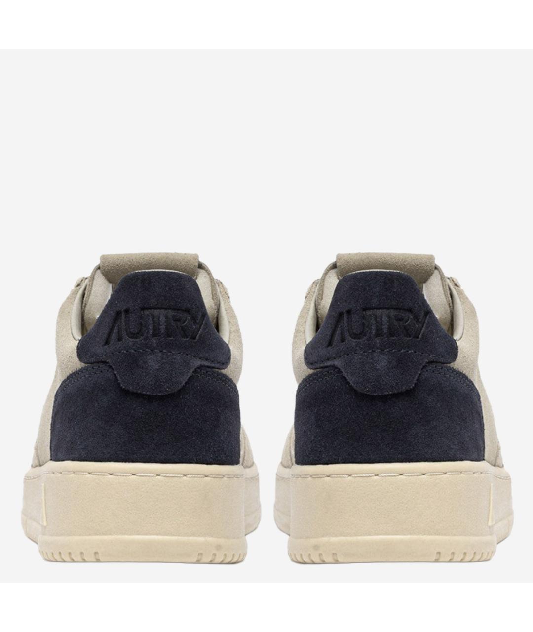 AUTRY Бежевые замшевые низкие кроссовки / кеды, фото 4