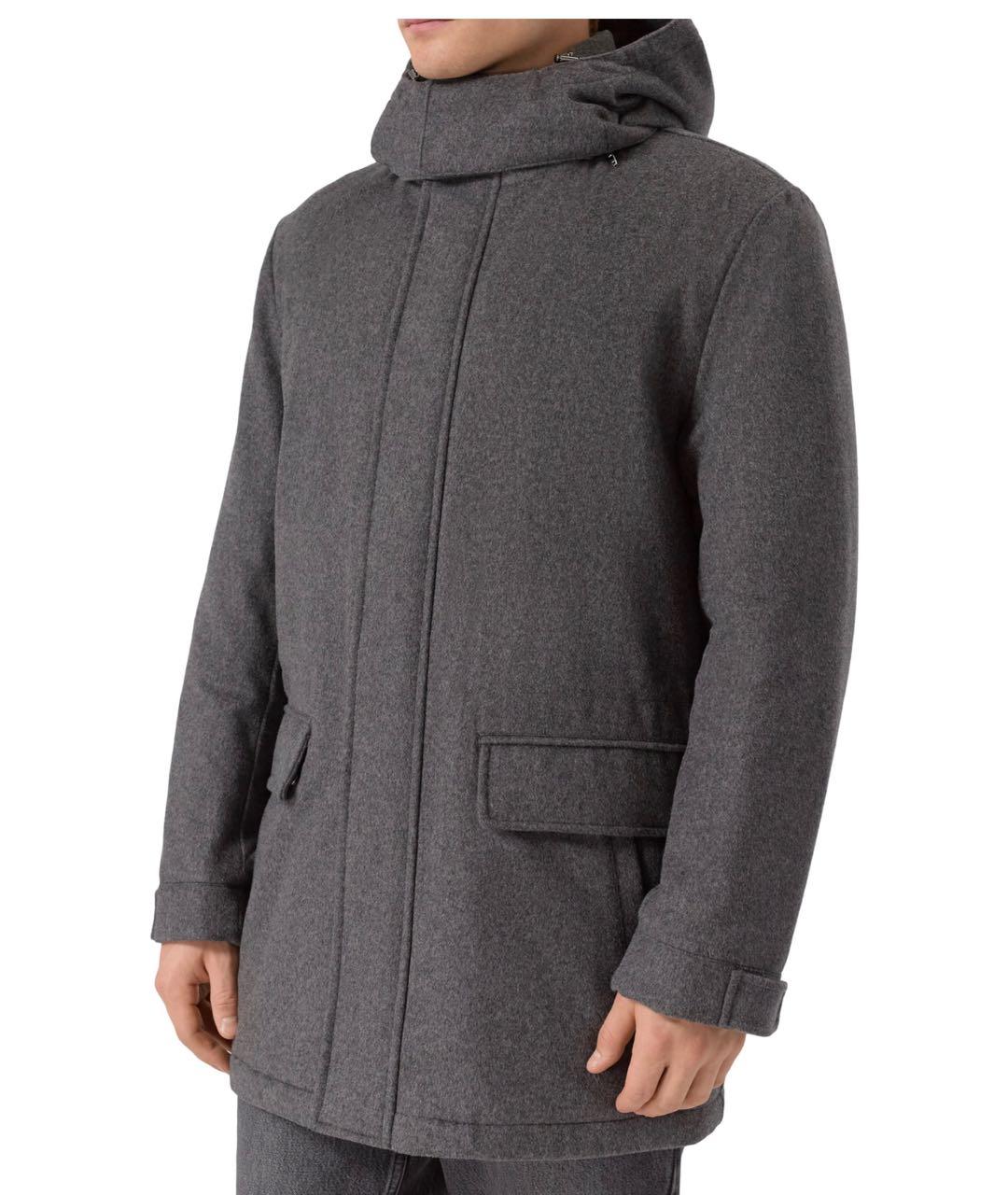 12 STOREEZ Антрацитовая парка, фото 3