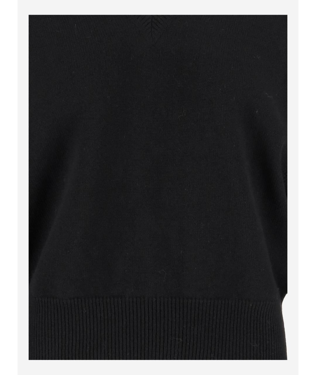 Sa Su Phi Черный кашемировый джемпер / свитер, фото 3