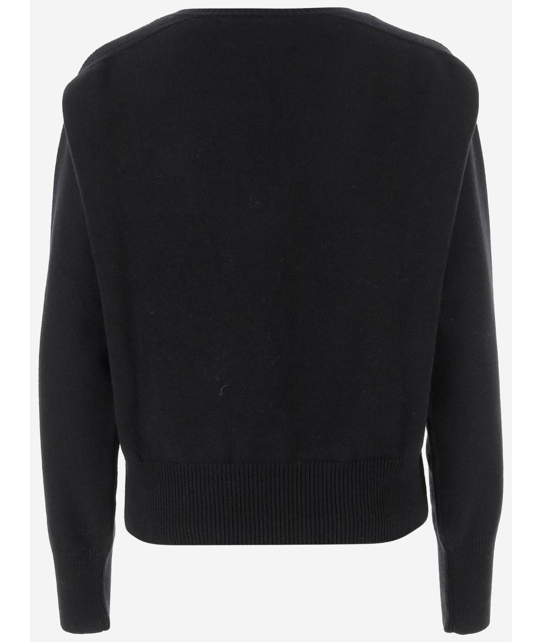 Sa Su Phi Черный кашемировый джемпер / свитер, фото 2