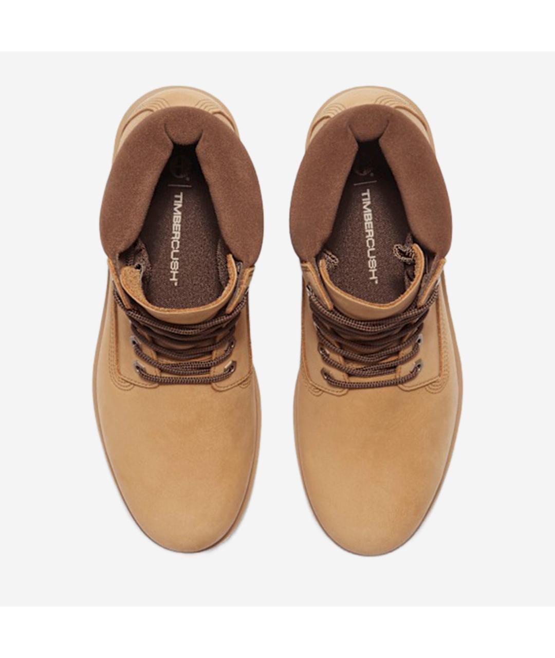 TIMBERLAND Коричневые кожаные высокие ботинки, фото 4