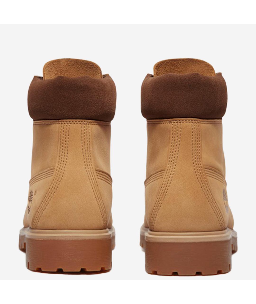 TIMBERLAND Коричневые кожаные высокие ботинки, фото 3