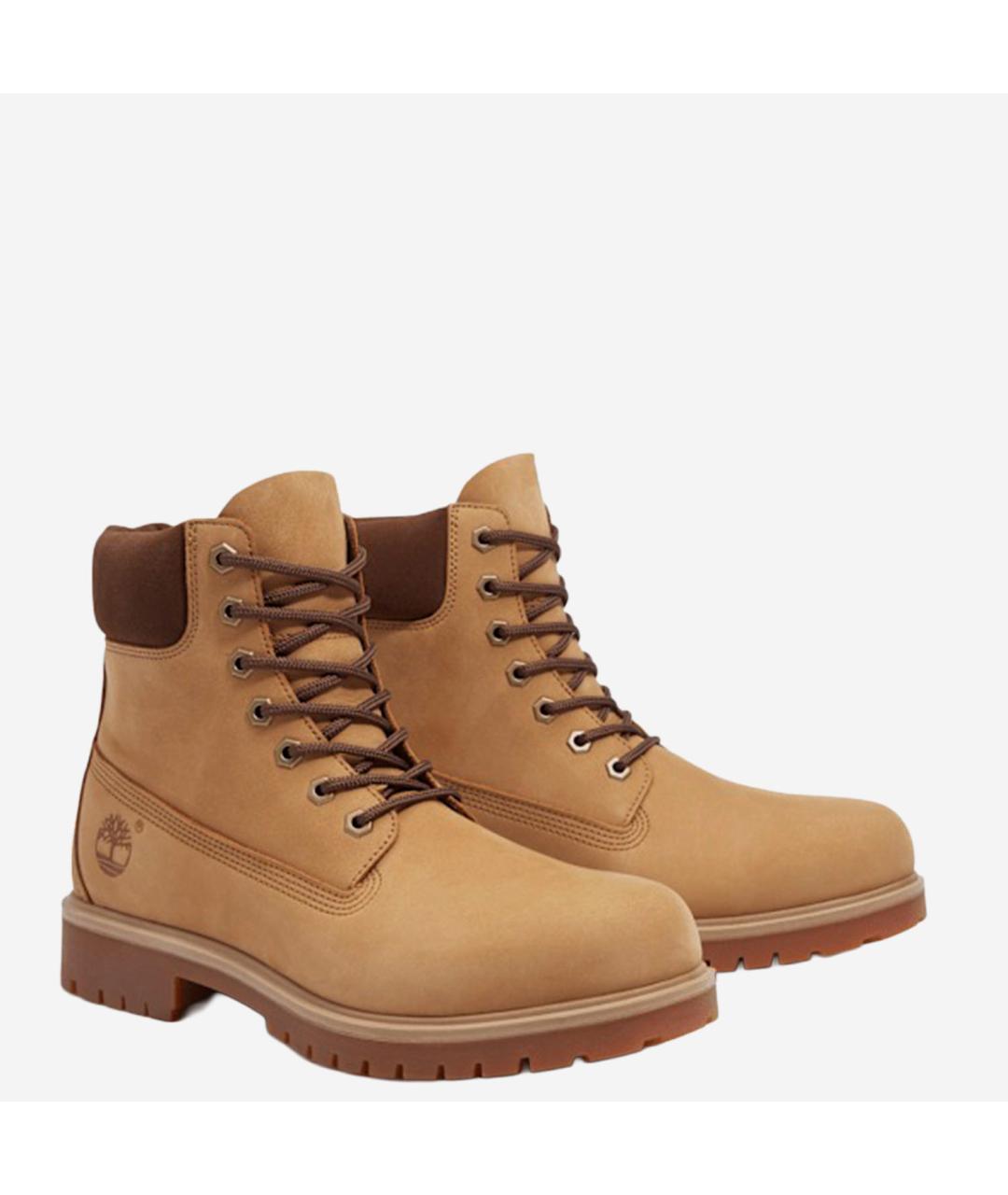 TIMBERLAND Коричневые кожаные высокие ботинки, фото 2