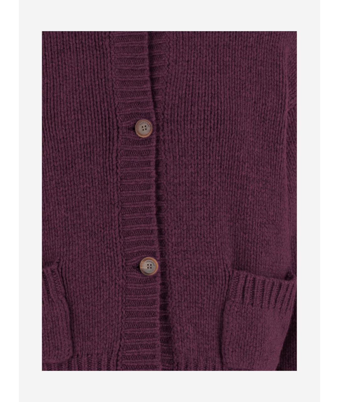 MAGDA BUTRYM Фиолетовый кашемировый джемпер / свитер, фото 3