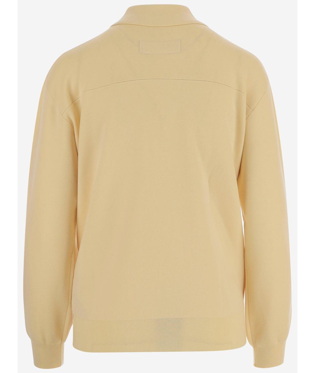 PHOEBE PHILO Желтый шерстяной джемпер / свитер, фото 2