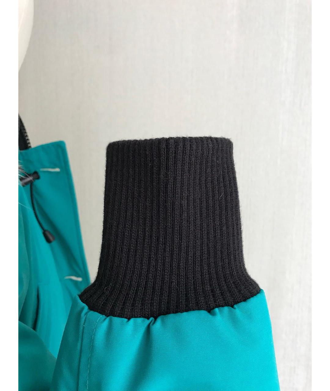 CANADA GOOSE Бирюзовый полиэстеровый пуховик, фото 5