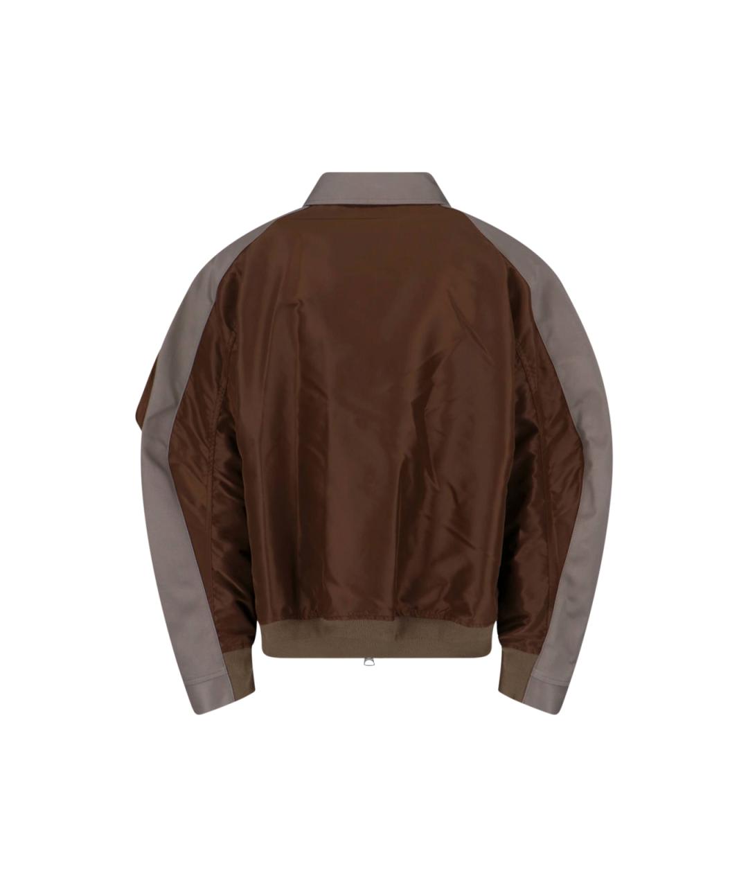 SACAI Коричневая полиамидовая куртка, фото 2