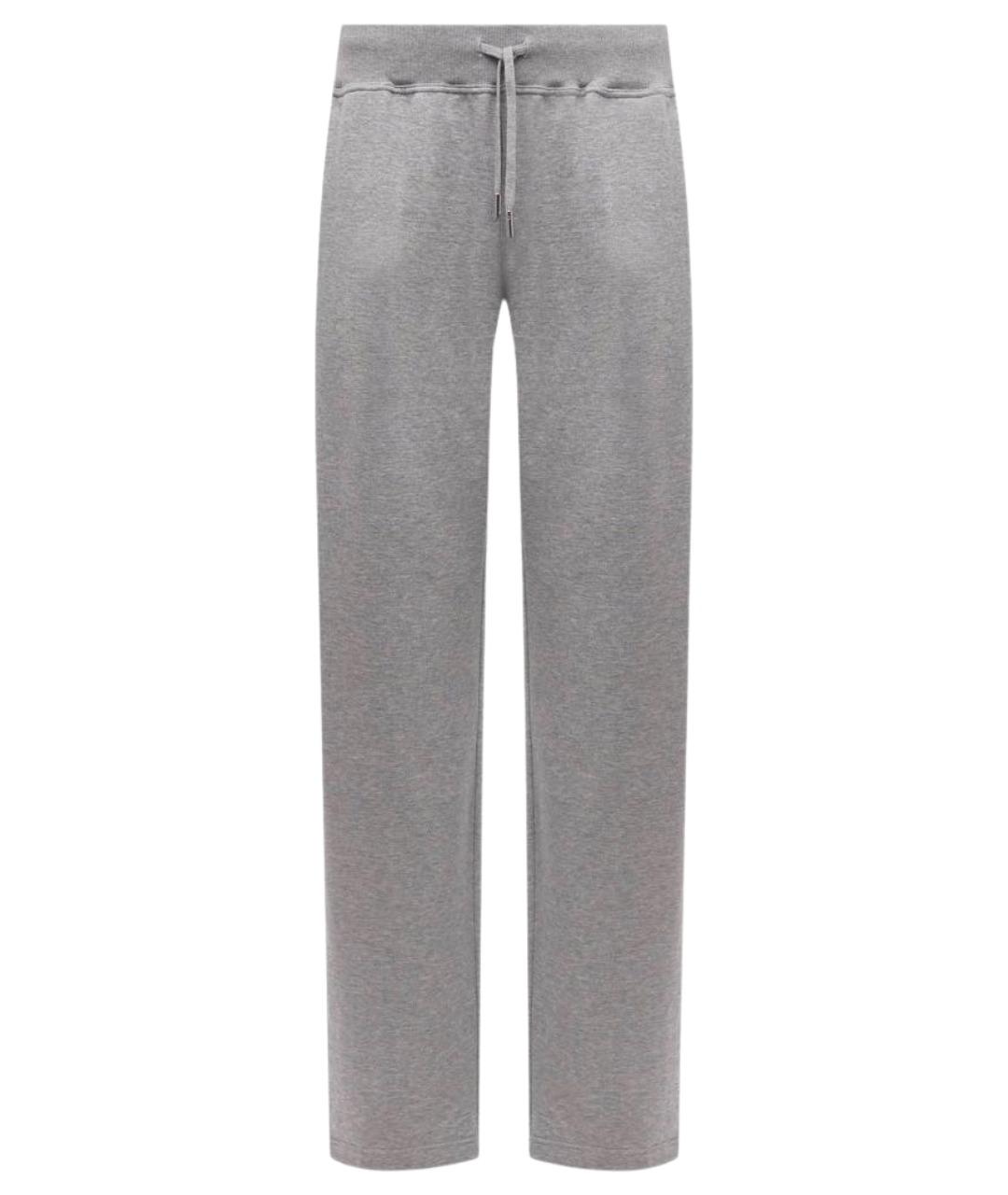 KITON Серые хлопковые повседневные брюки, фото 1