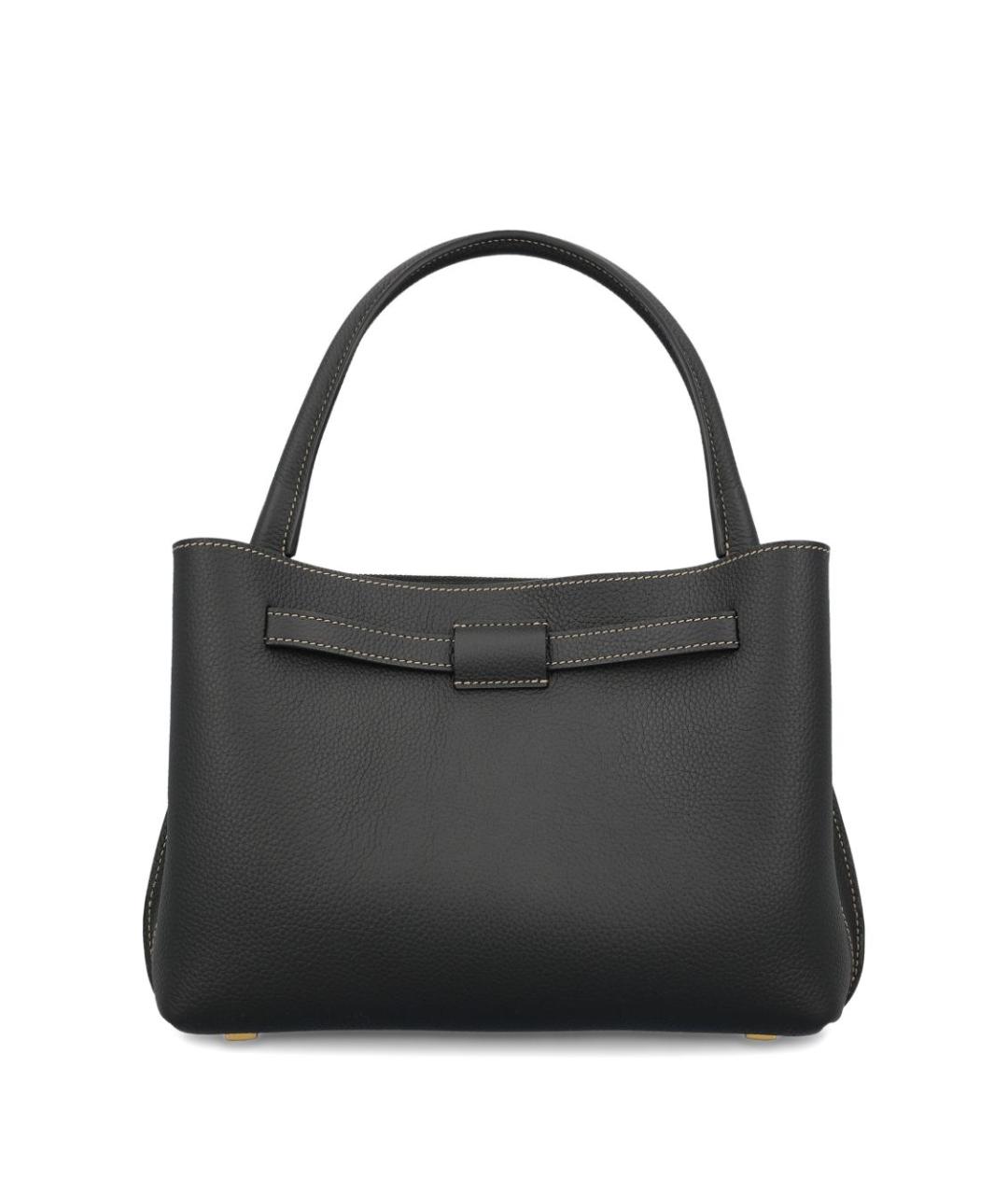 TOD'S Черная кожаная сумка через плечо, фото 4