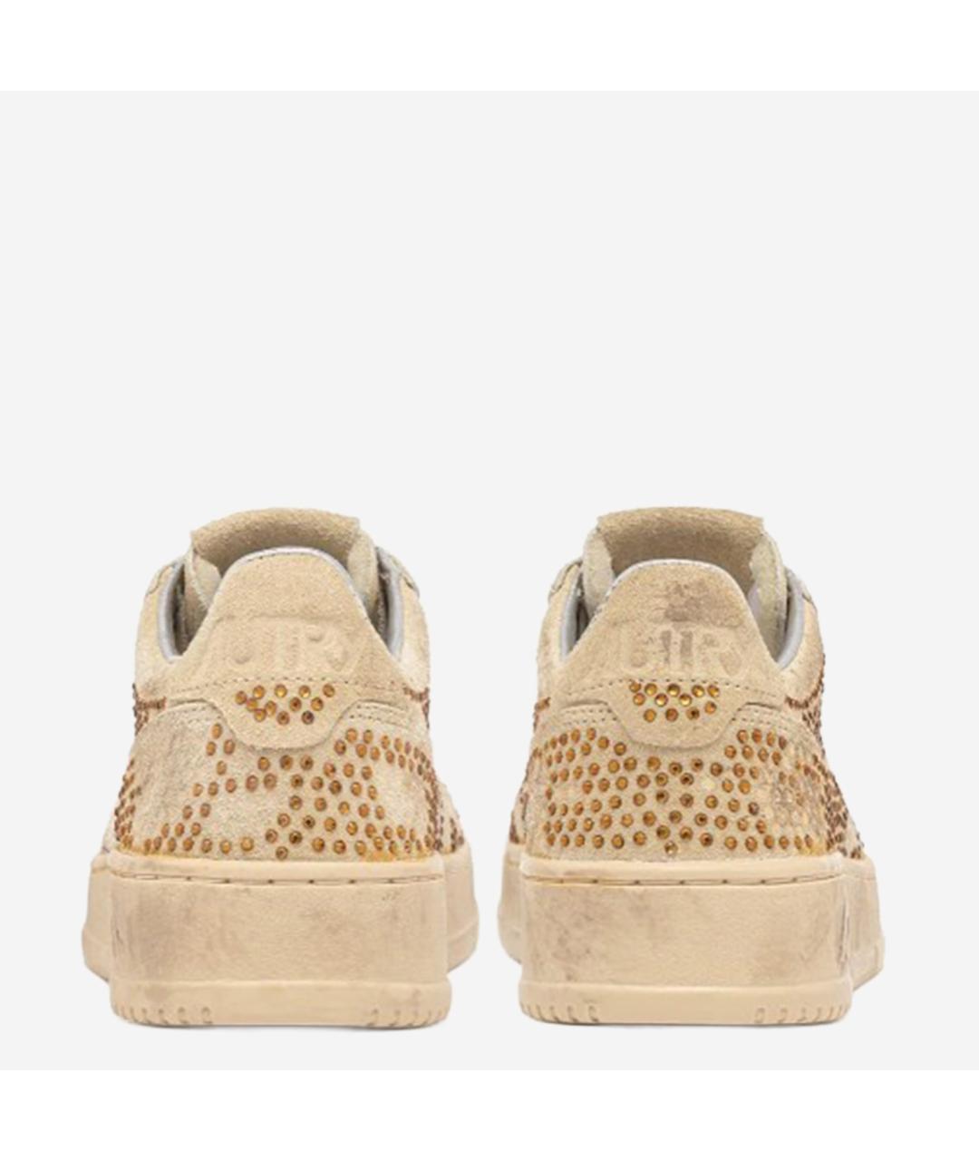 AUTRY Бежевые замшевые кеды, фото 3