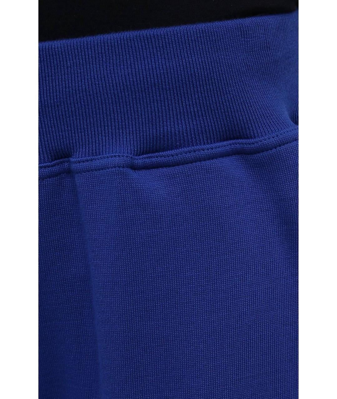 KITON Синие хлопковые повседневные брюки, фото 3