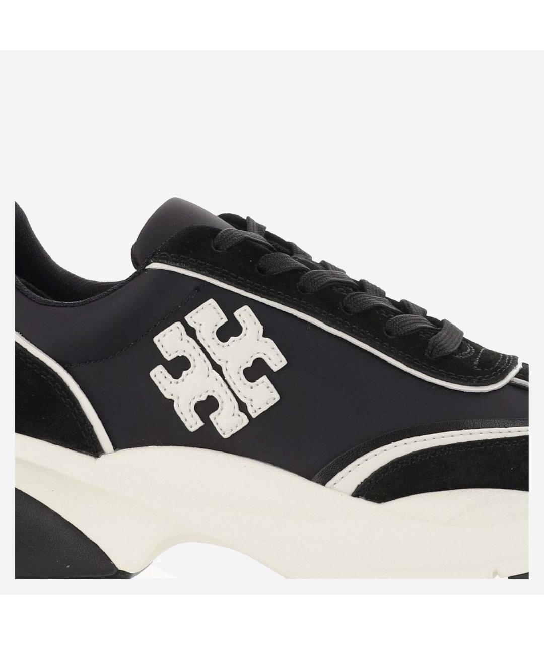 TORY BURCH Черные текстильные кроссовки, фото 5