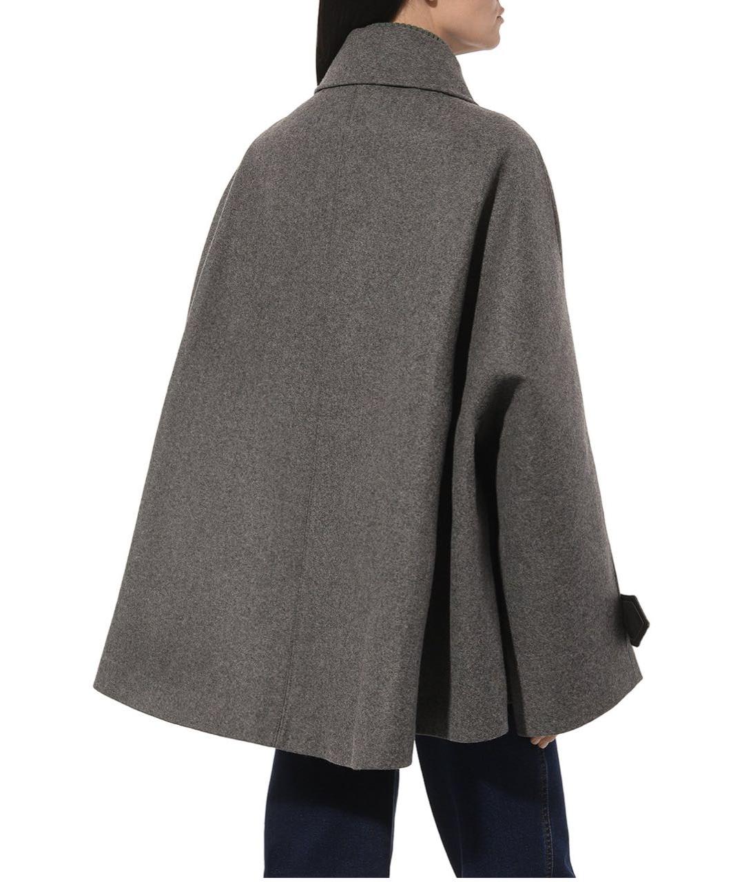 MAX MARA Антрацитовое шерстяное пальто, фото 6