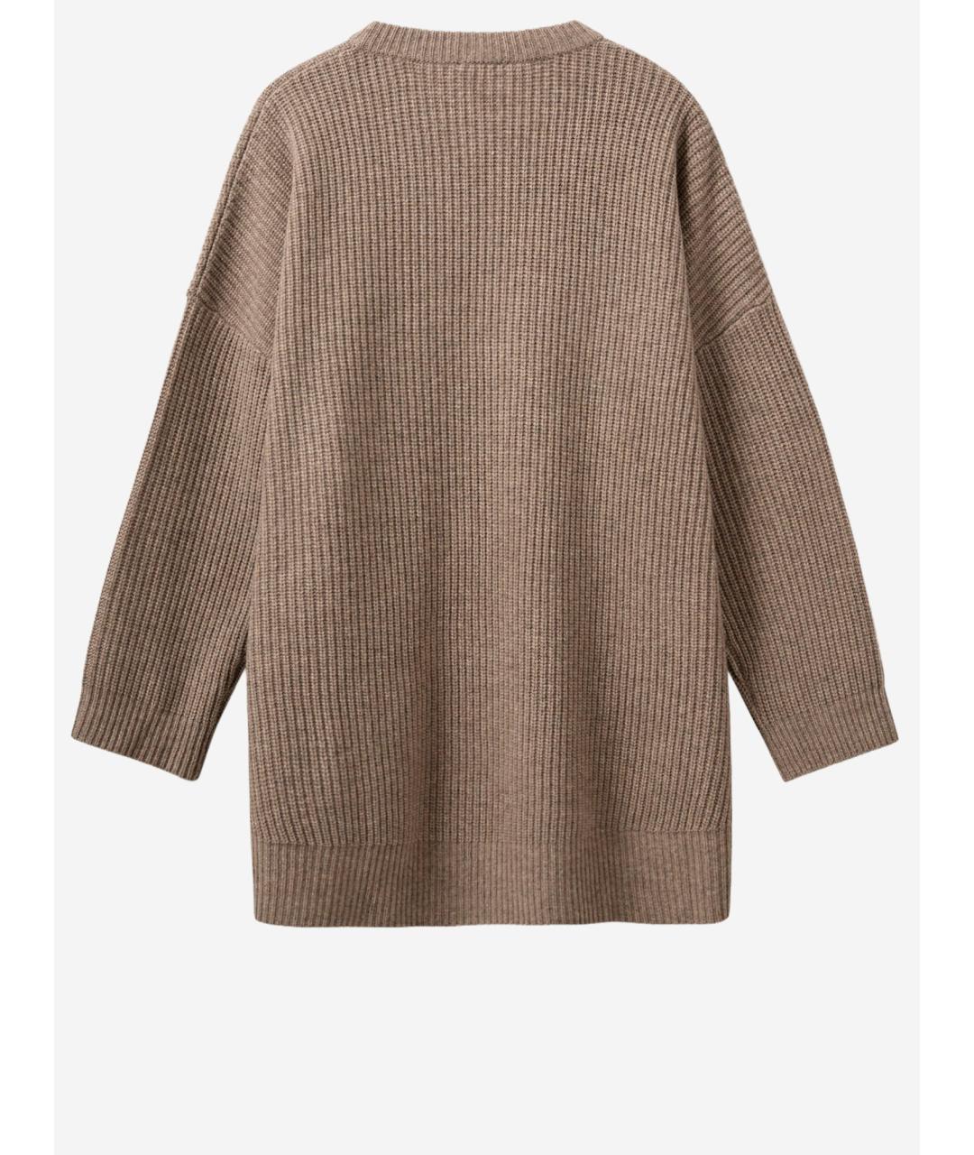 THE GARMENT Бежевый шерстяной джемпер / свитер, фото 2