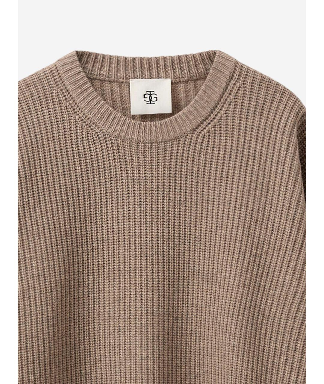 THE GARMENT Бежевый шерстяной джемпер / свитер, фото 3