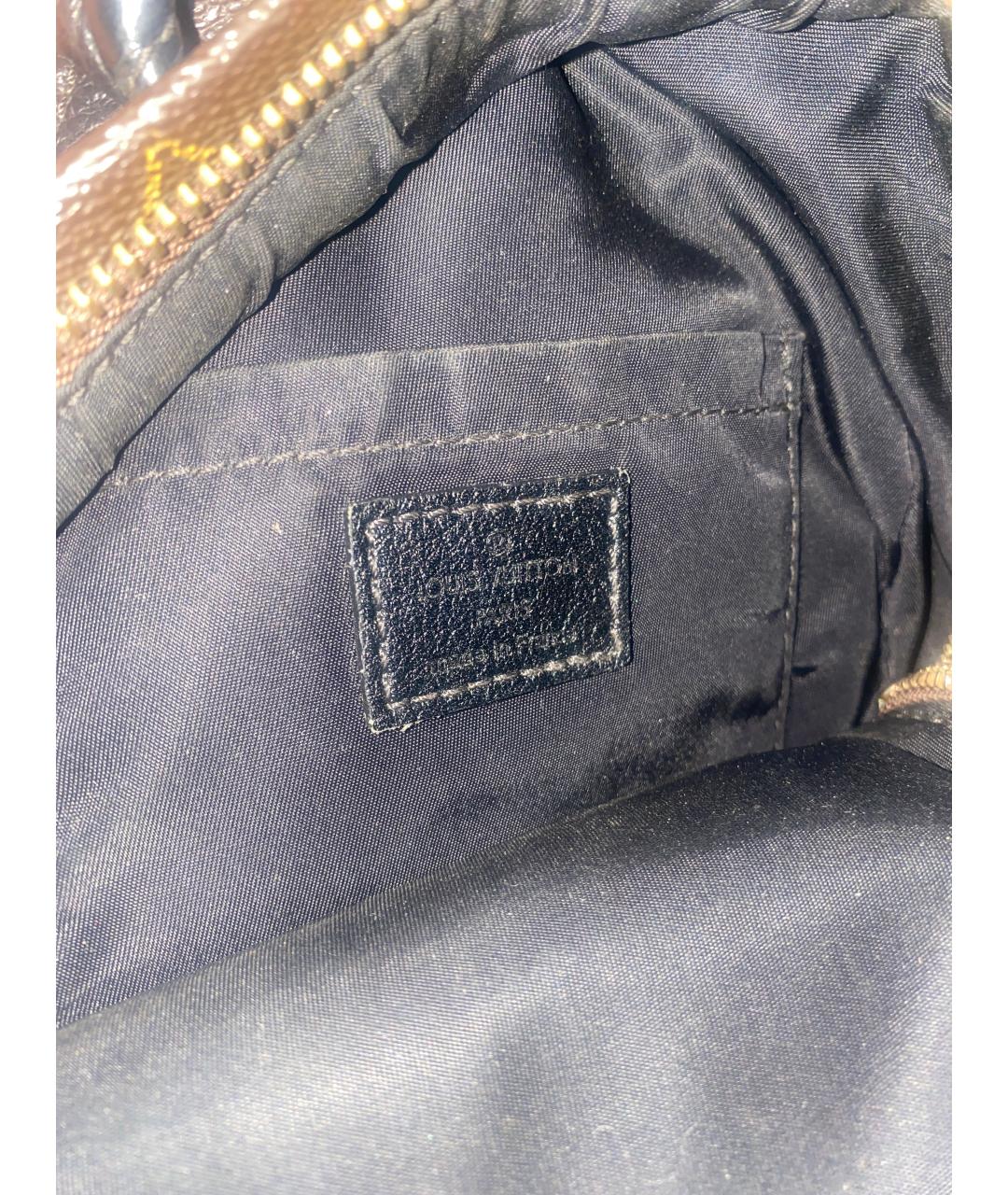 LOUIS VUITTON Коричневый кожаный рюкзак, фото 4