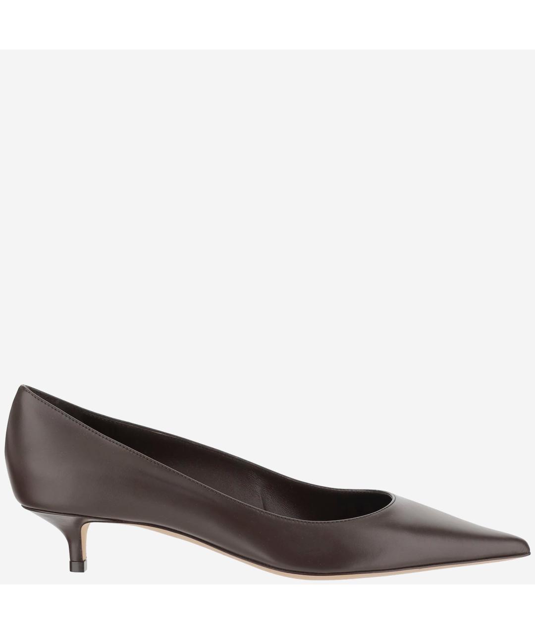 JIMMY CHOO Коричневые кожаные туфли, фото 6