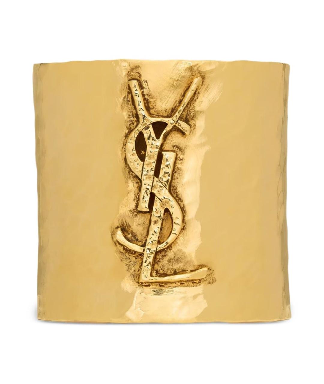 SAINT LAURENT Золотой браслет, фото 1