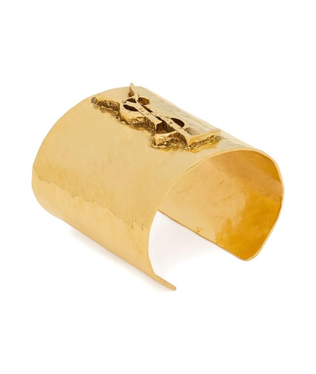 SAINT LAURENT Золотой браслет, фото 2