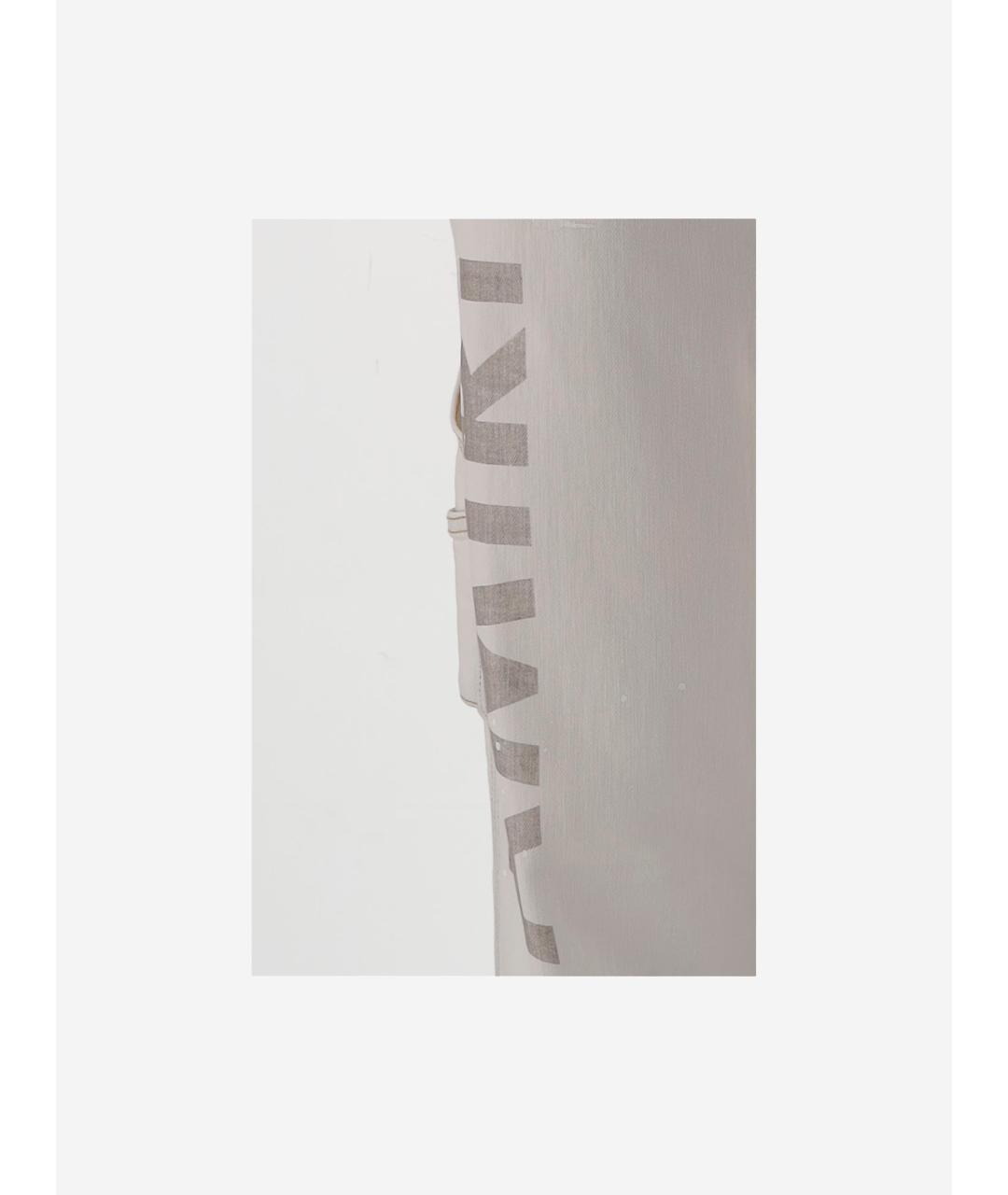 AMIRI Серые хлопковые прямые джинсы, фото 3