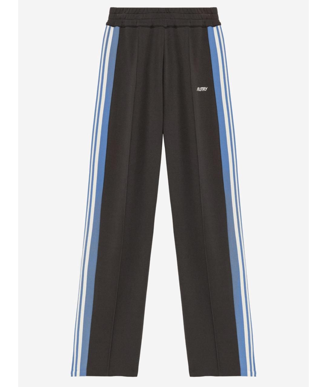 AUTRY Серые вискозные повседневные брюки, фото 4