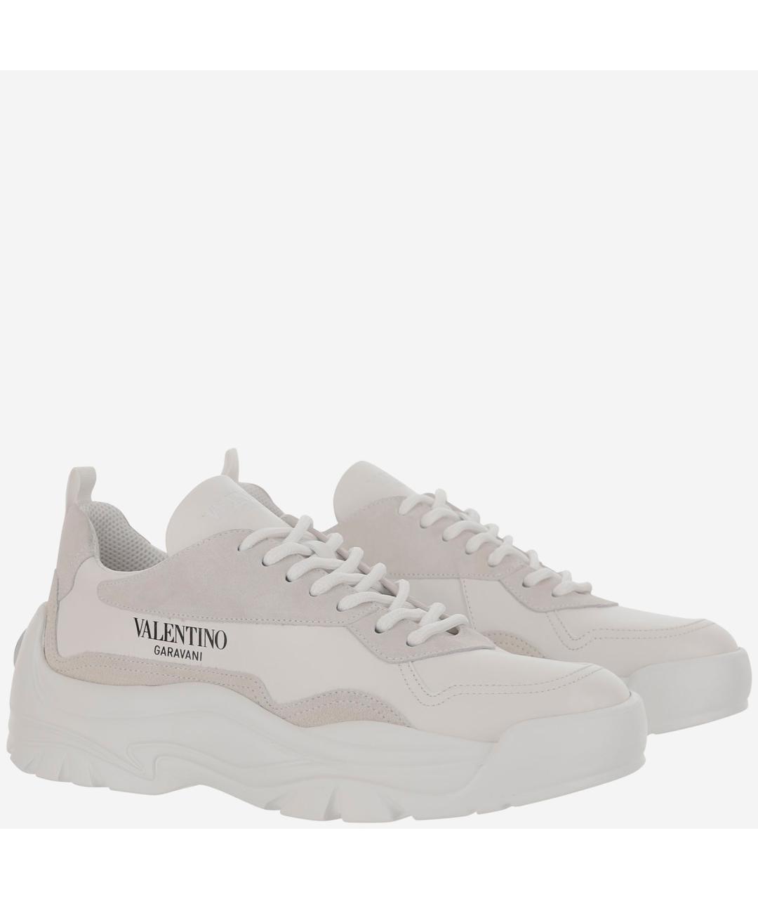 VALENTINO Белые низкие кроссовки / кеды, фото 3