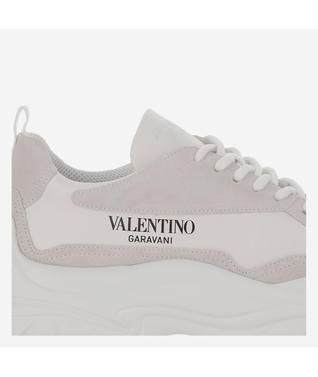 VALENTINO Белые низкие кроссовки / кеды, фото 5