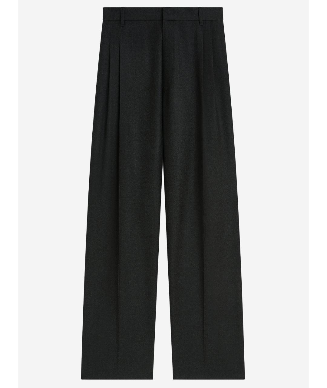 PHOEBE PHILO Мульти шерстяные прямые брюки, фото 4