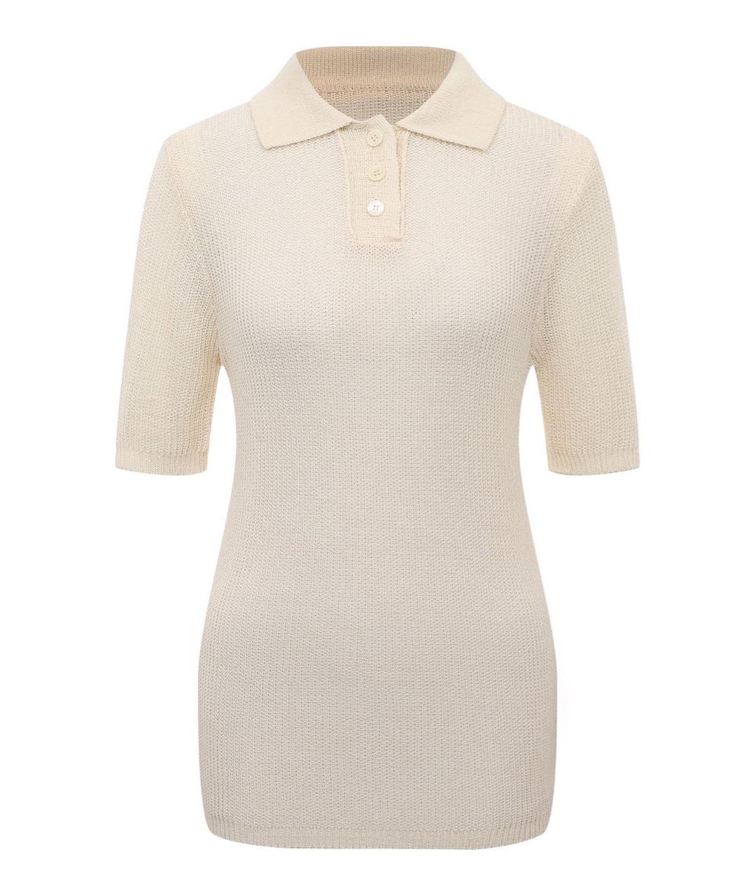 LOW CLASSIC Бежевый вискозный джемпер / свитер, фото 1