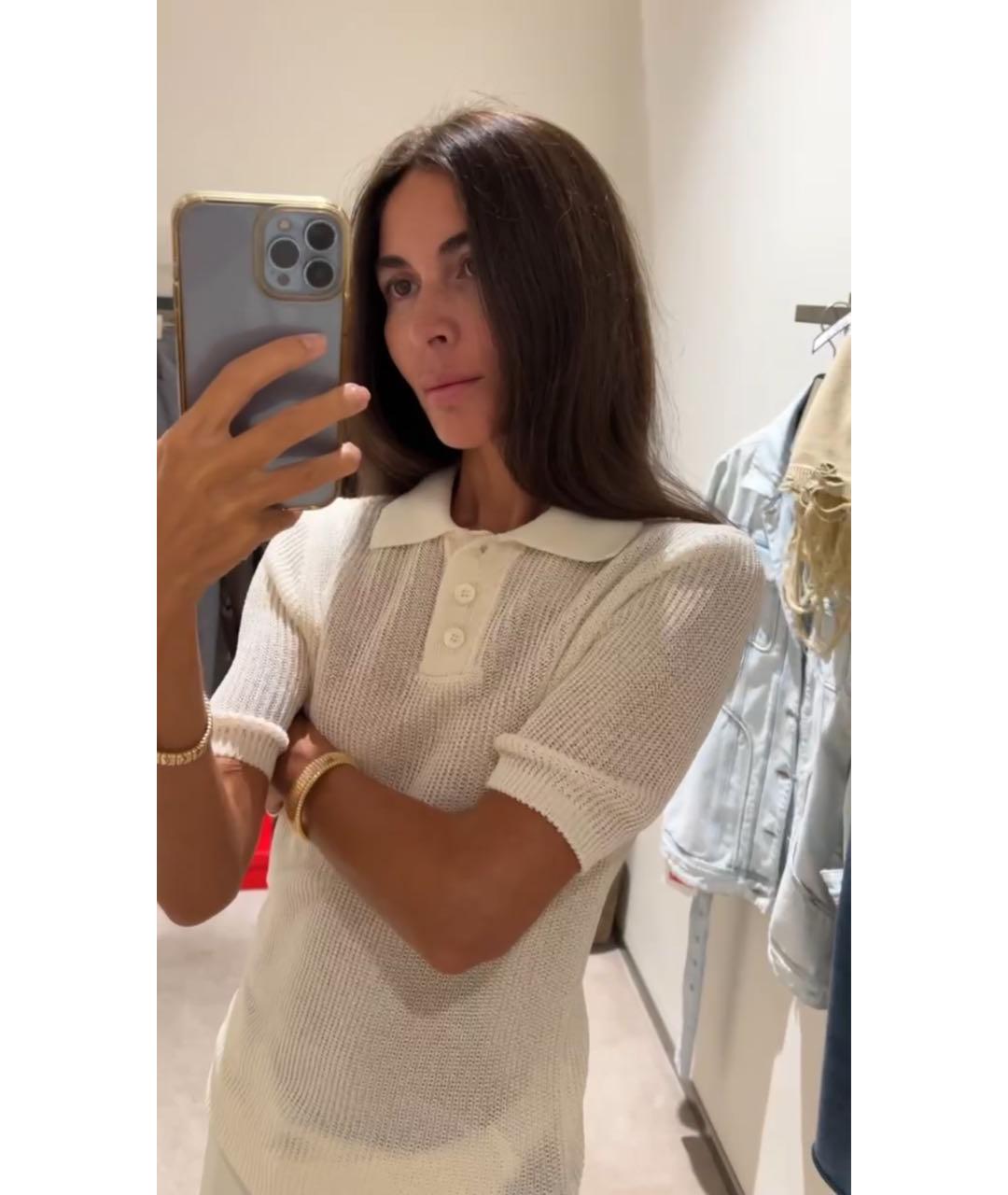 LOW CLASSIC Бежевый вискозный джемпер / свитер, фото 4