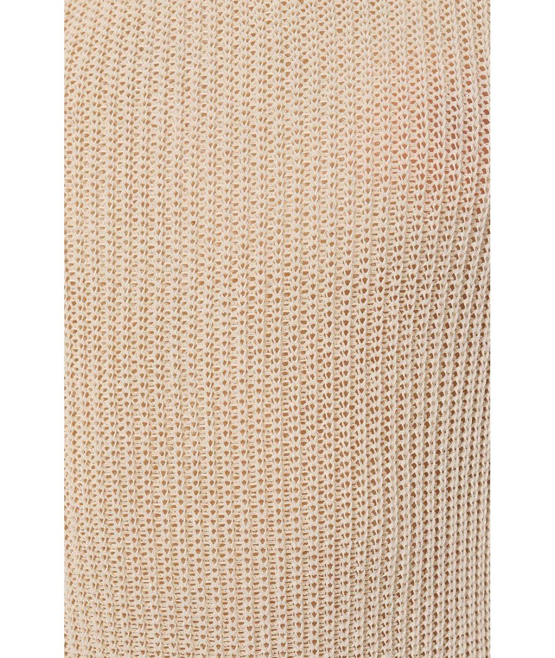 LOW CLASSIC Бежевый вискозный джемпер / свитер, фото 3