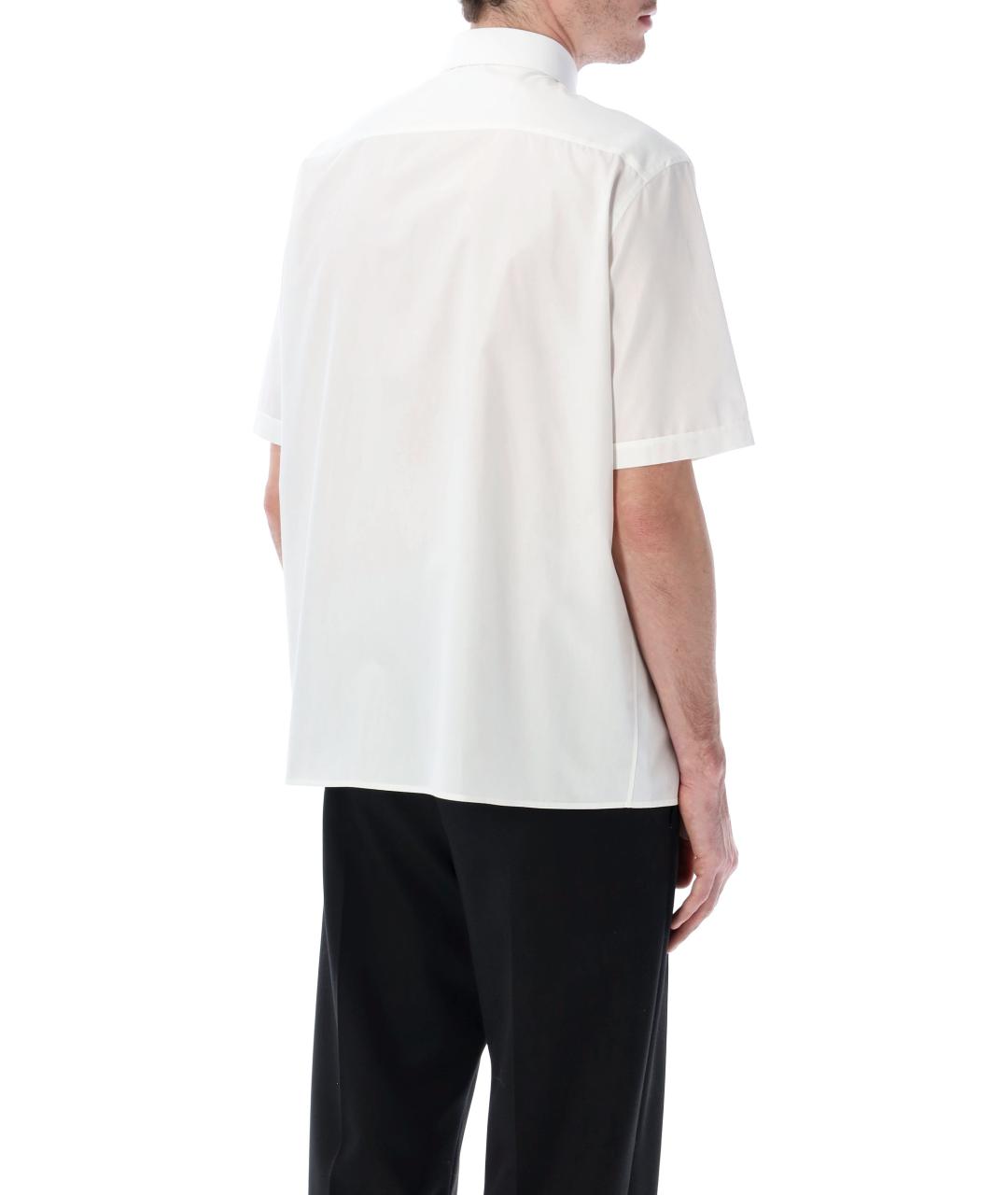 FENDI Белая хлопковая кэжуал рубашка, фото 2