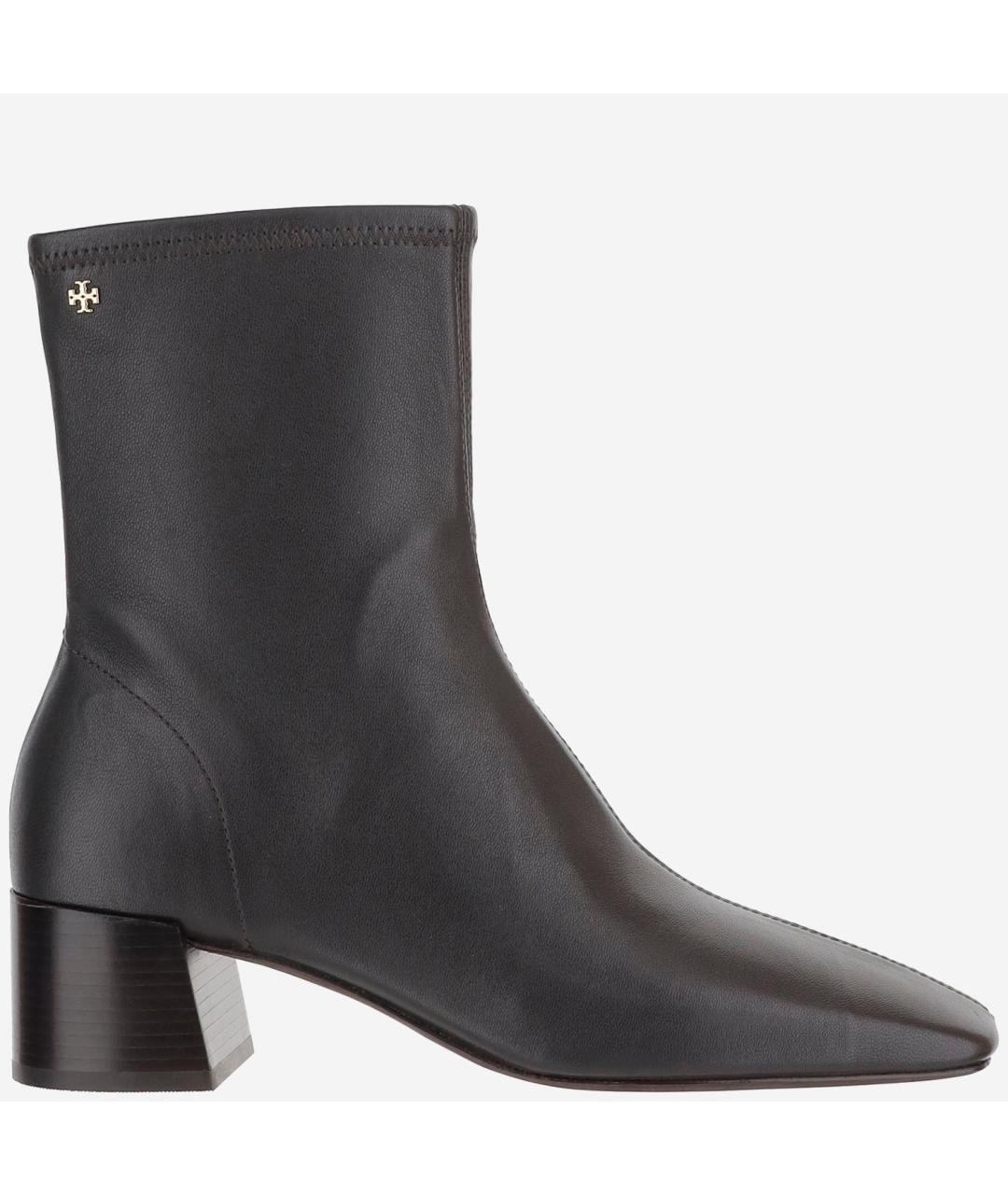 TORY BURCH Коричневые кожаные сапоги, фото 5