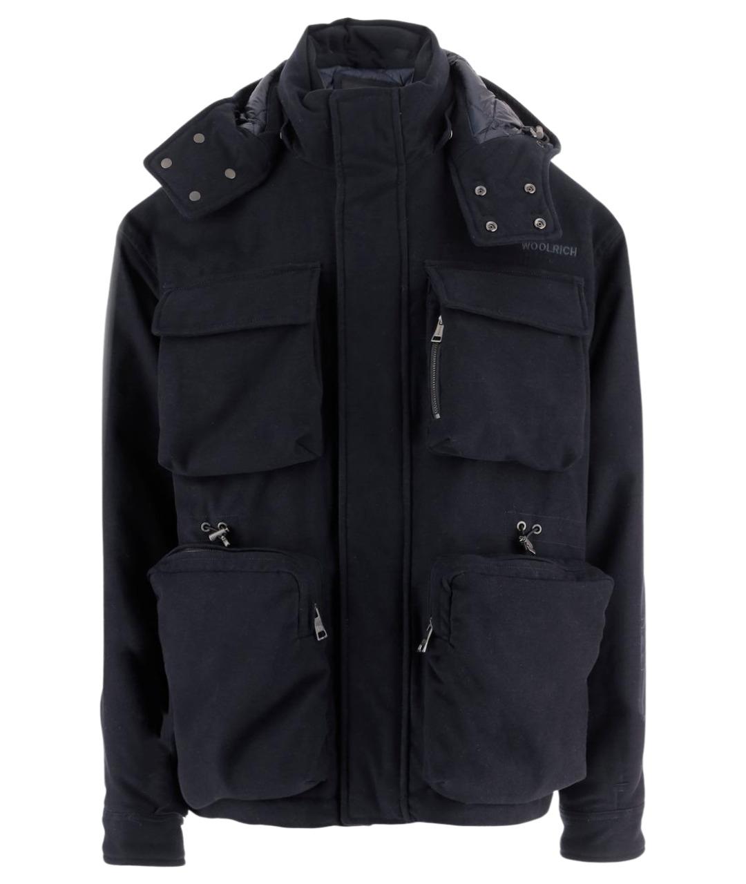 WOOLRICH Темно-синяя хлопковая куртка, фото 1