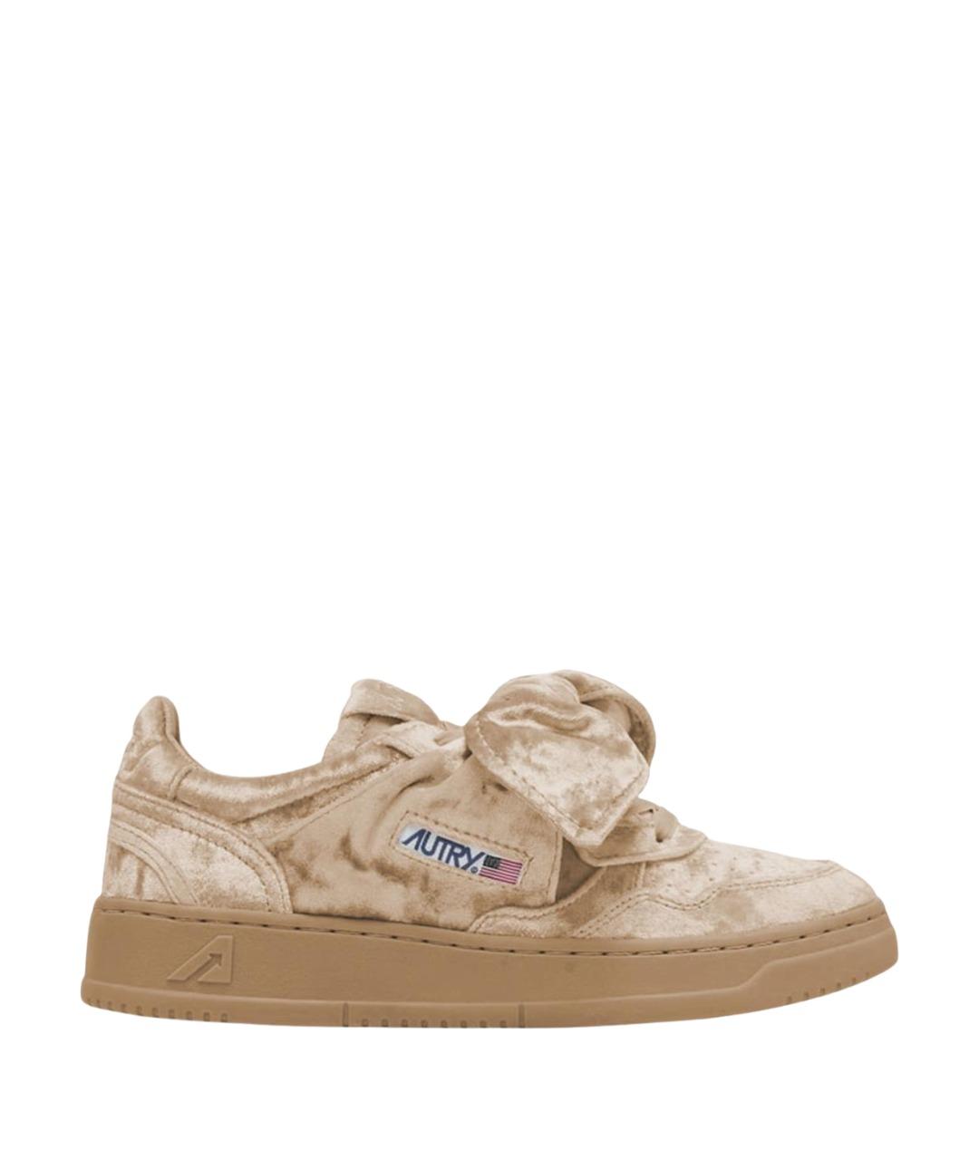 AUTRY Бежевые кроссовки, фото 1