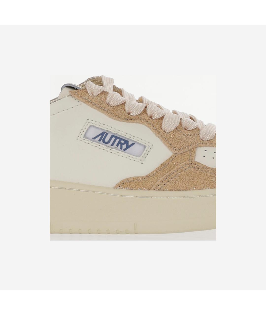 AUTRY Коричневые кожаные кеды, фото 5