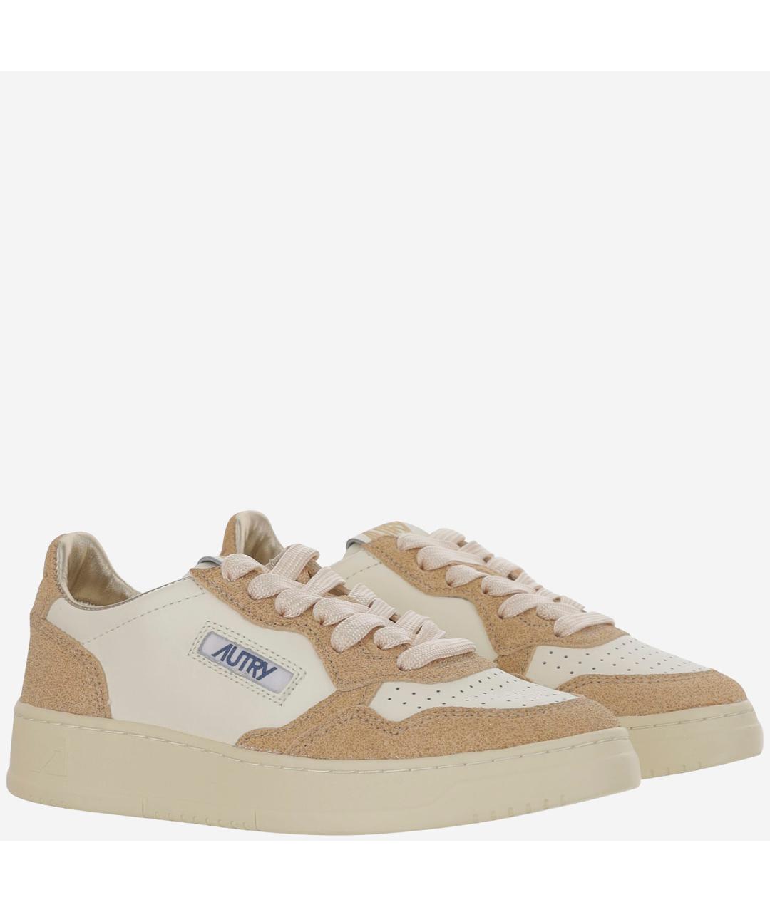 AUTRY Коричневые кожаные кеды, фото 3