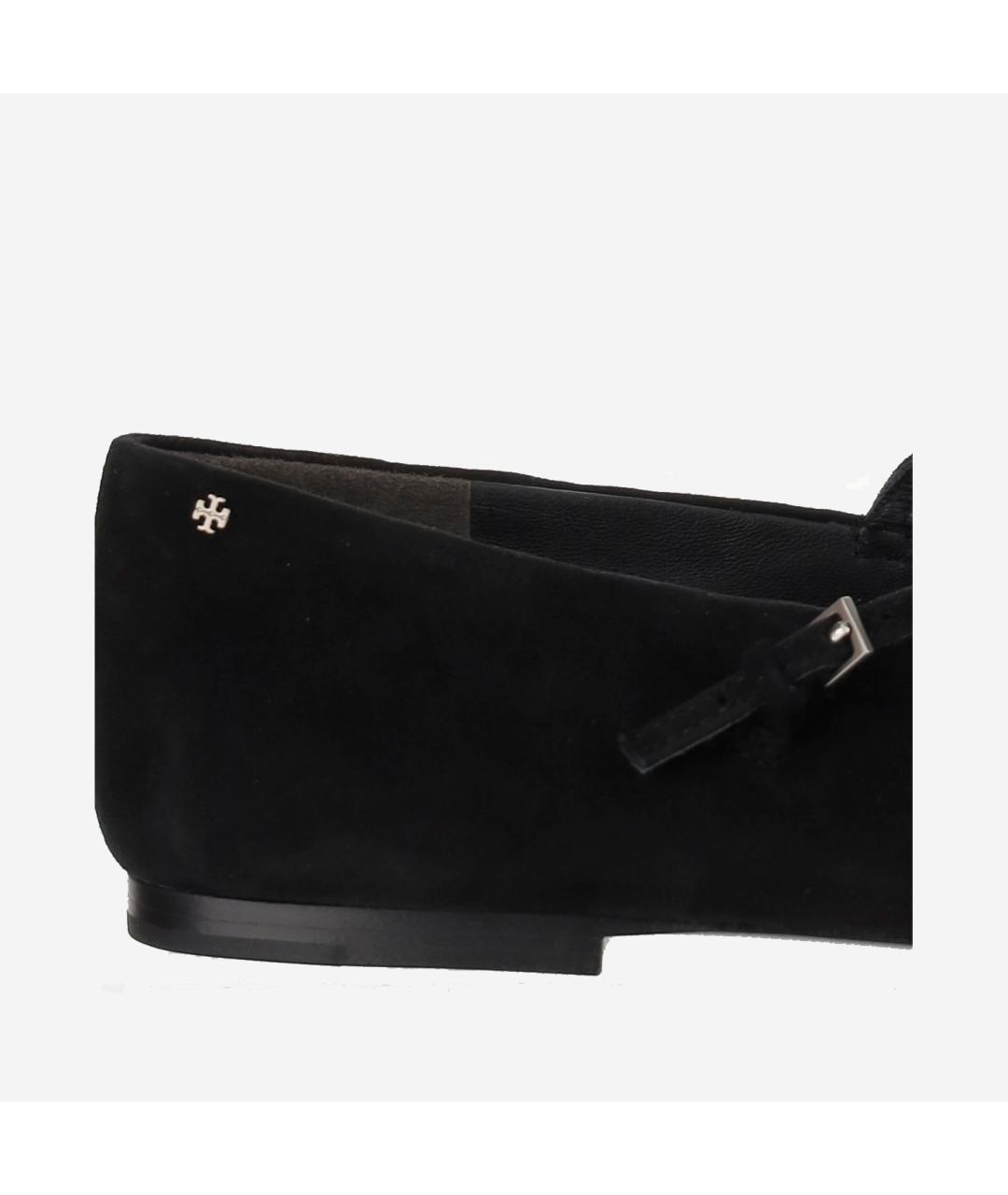 TORY BURCH Черные замшевые балетки, фото 5