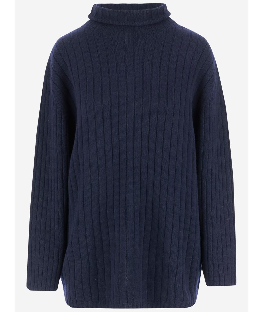 ASPESI Синий шерстяной джемпер / свитер, фото 4