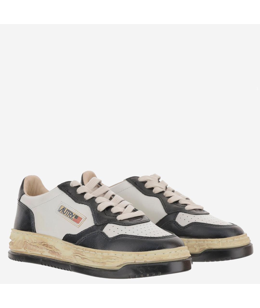 AUTRY Черные кожаные кеды, фото 2