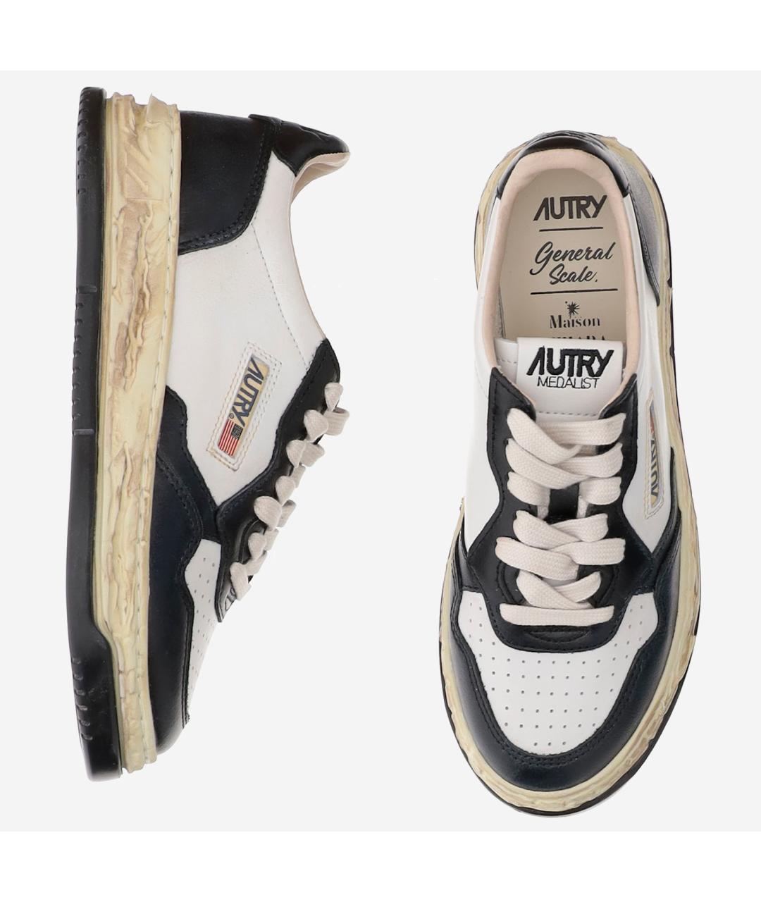 AUTRY Черные кожаные кеды, фото 4