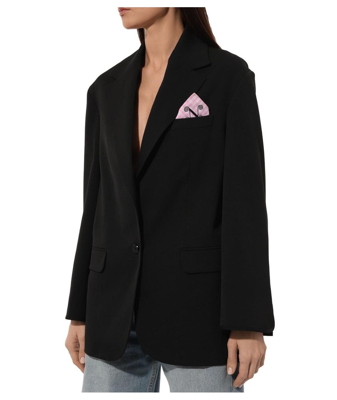 MAX MARA Черный шерстяной жакет/пиджак, фото 2