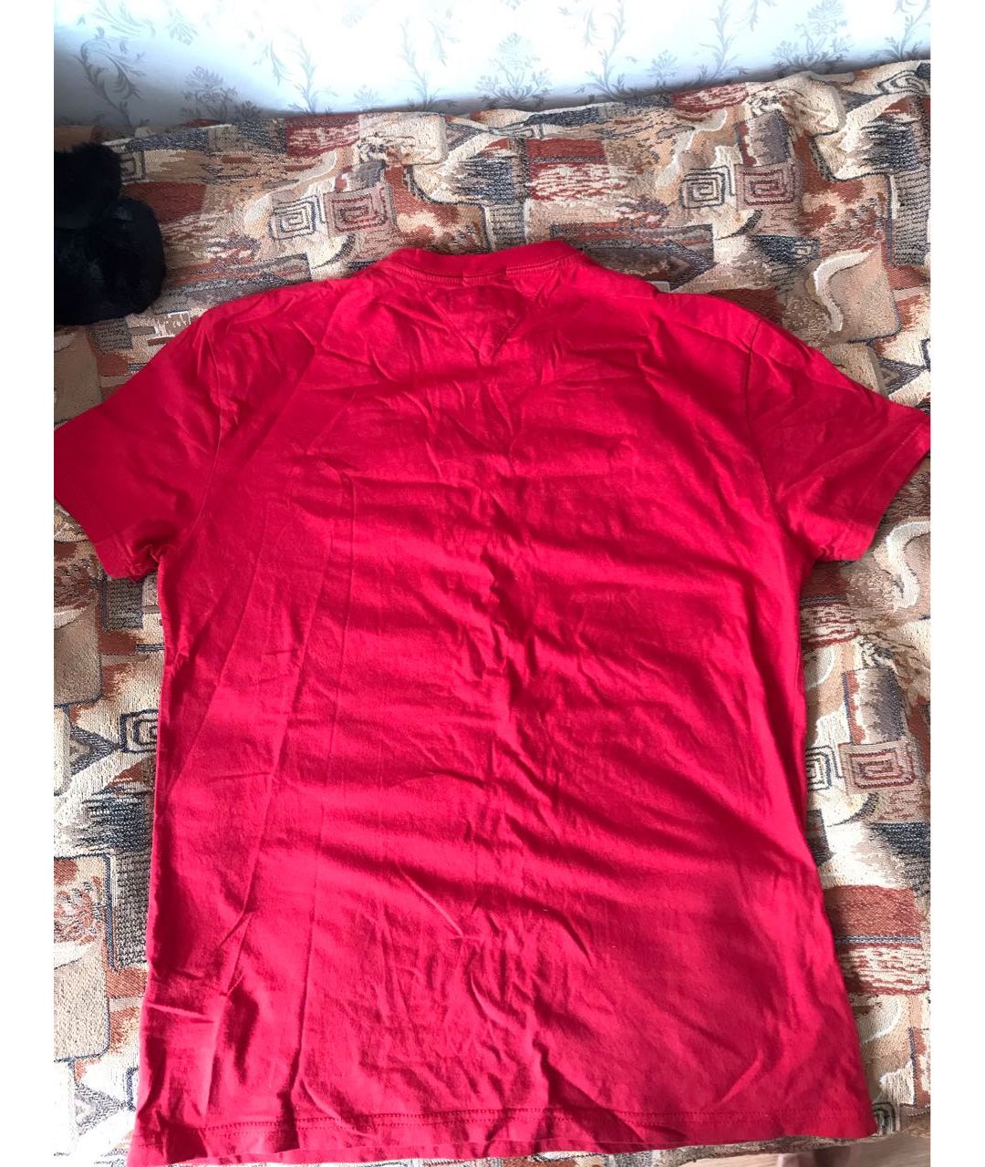 TOMMY HILFIGER Красная хлопковая футболка, фото 2