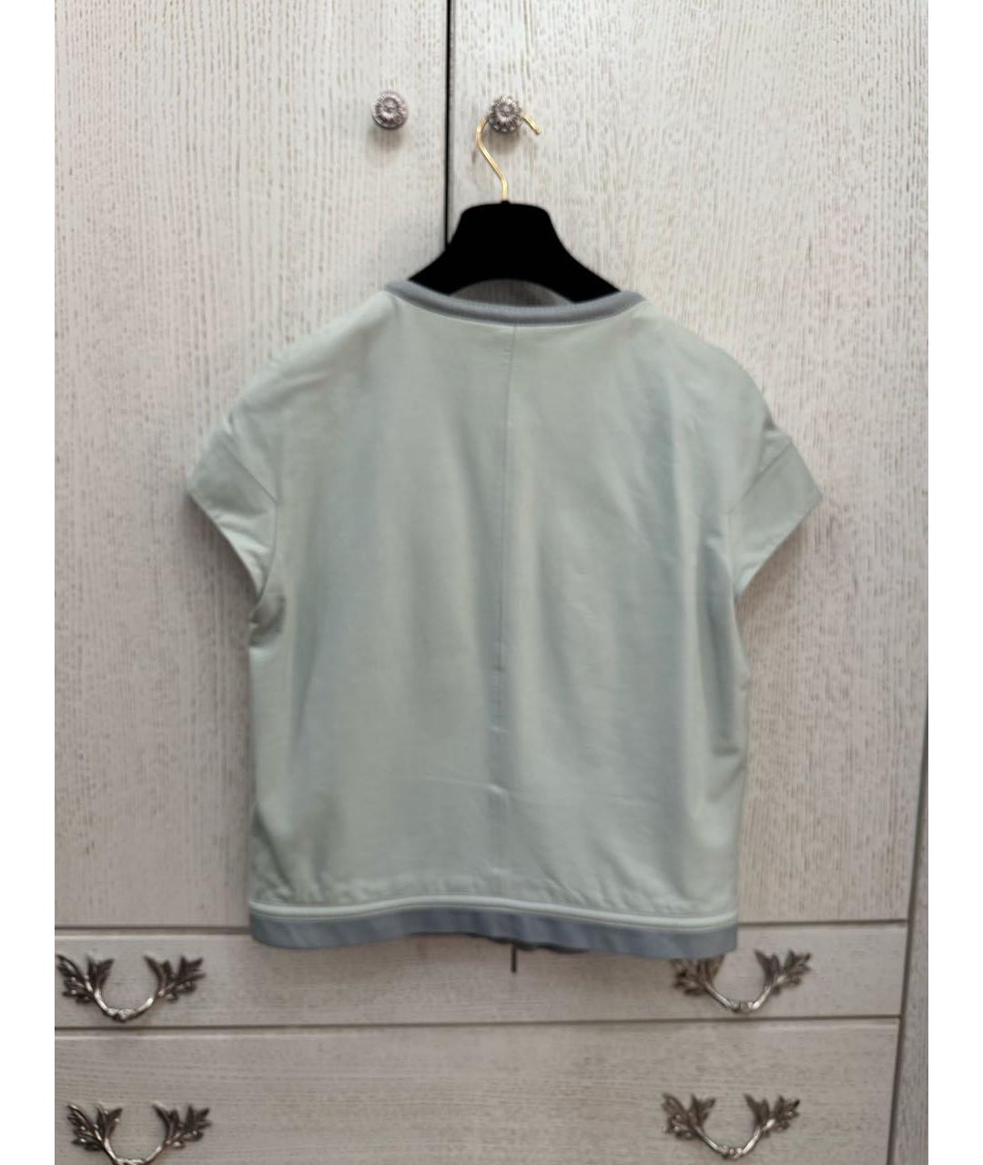 GIORGIO ARMANI Голубой кожаный жилет, фото 2